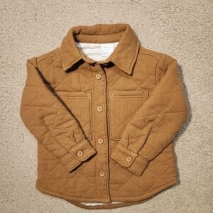 Toddler 3T Tan Organic Quilted Jacket